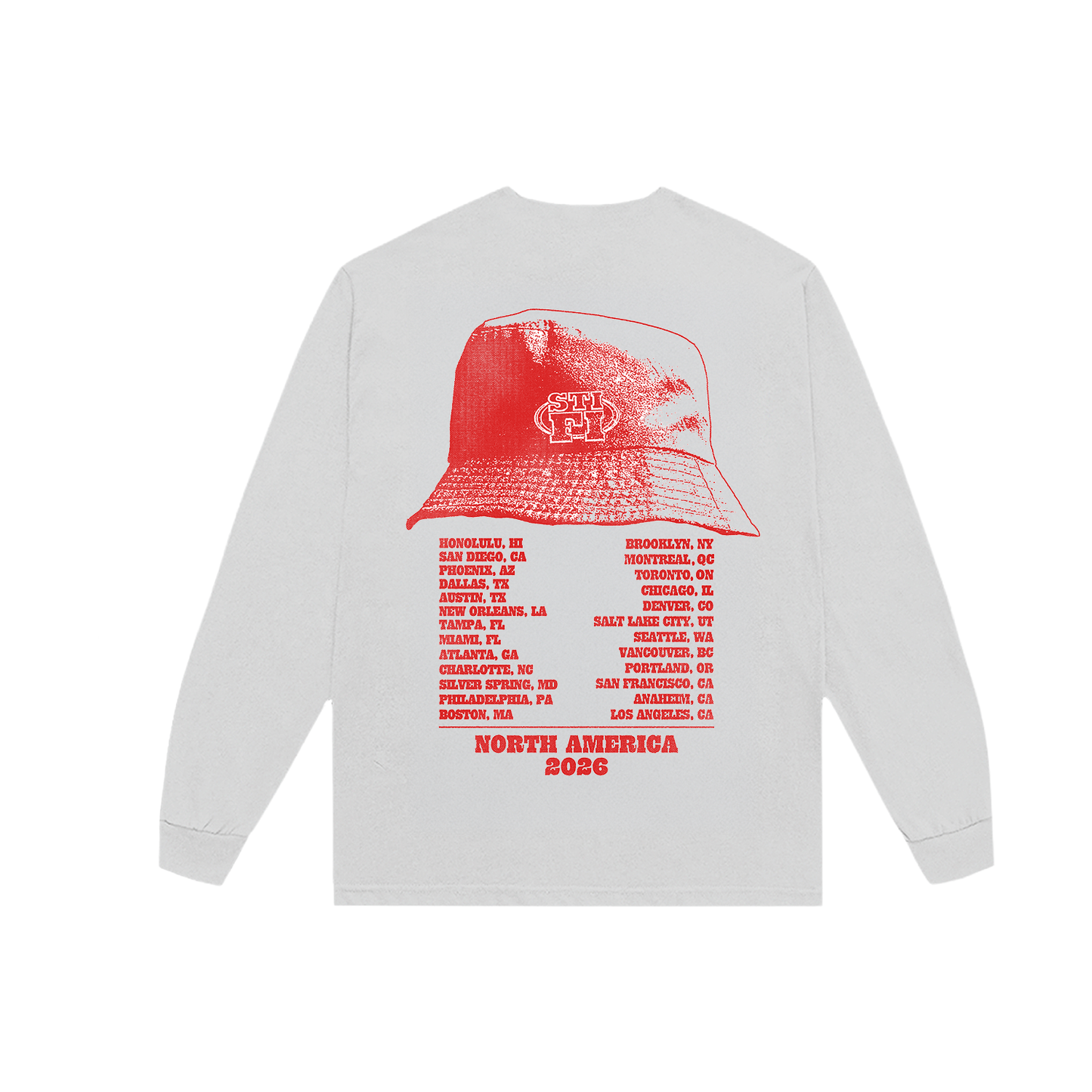 White Bucket Long Sleeve